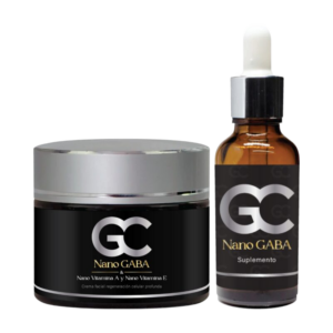Nano Crema Facial de Gaba, Vitamina A y Vitamina E + Nano Suplemento de Gaba