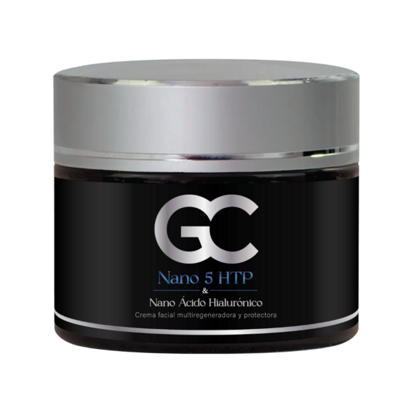 Nano Crema Facial de 5 Htp, Nano Ácido Hialurónico y Vitamina C